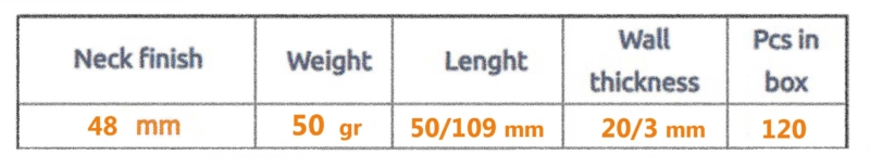 پریفرم ۵۰ گرم دهانه ۴۸ پارس پینوو